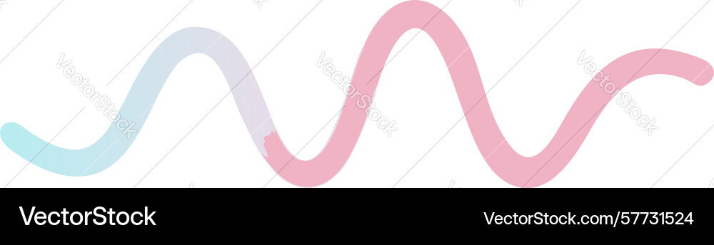Smooth abstract wavy line design background Vector Image