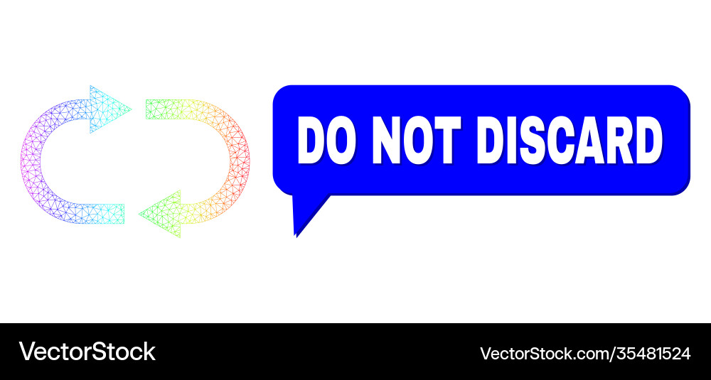 Spectral net gradient recycle icon and do Spectral net gradient recycle icon and do vector image