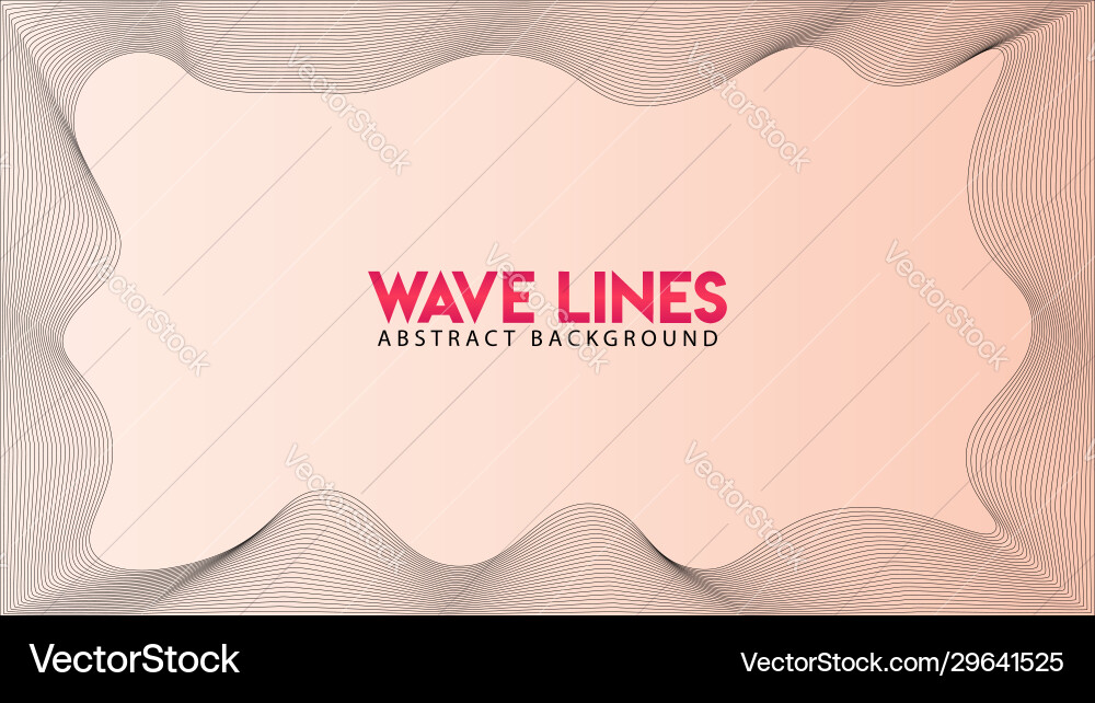 Abstract wave line background design spectrum Abstract wave line background design spectrum Vector Image