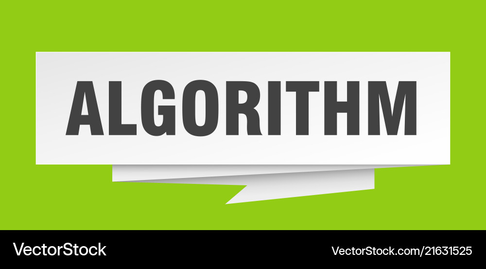 Algorithm vector image