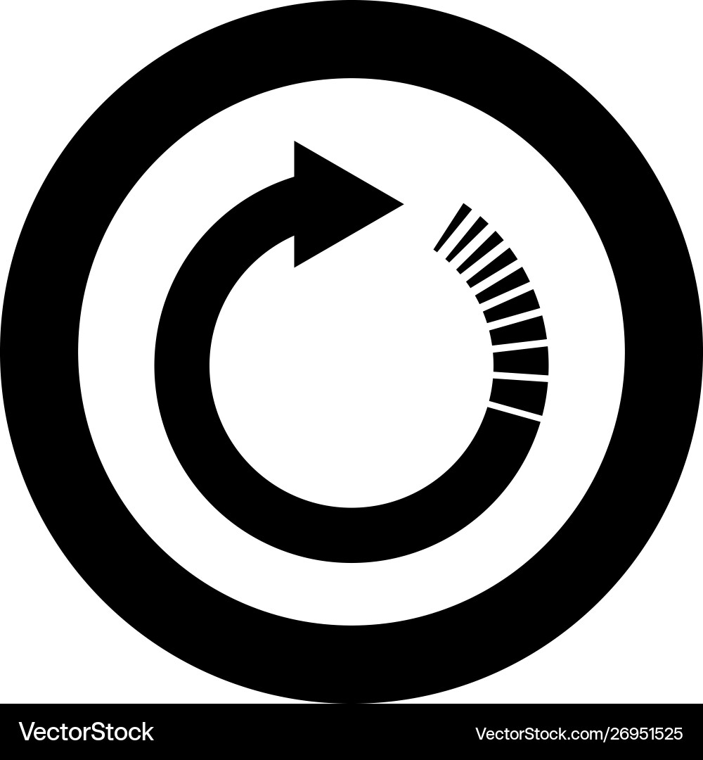 Circle arrow with tail effect circular arrows Circle arrow with tail effect circular arrows vector image