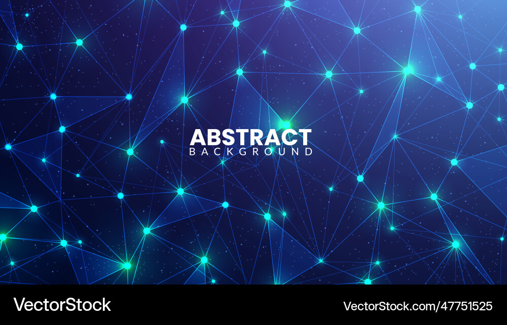 Digital tech network connection with abstract Digital tech network connection with abstract vector image
