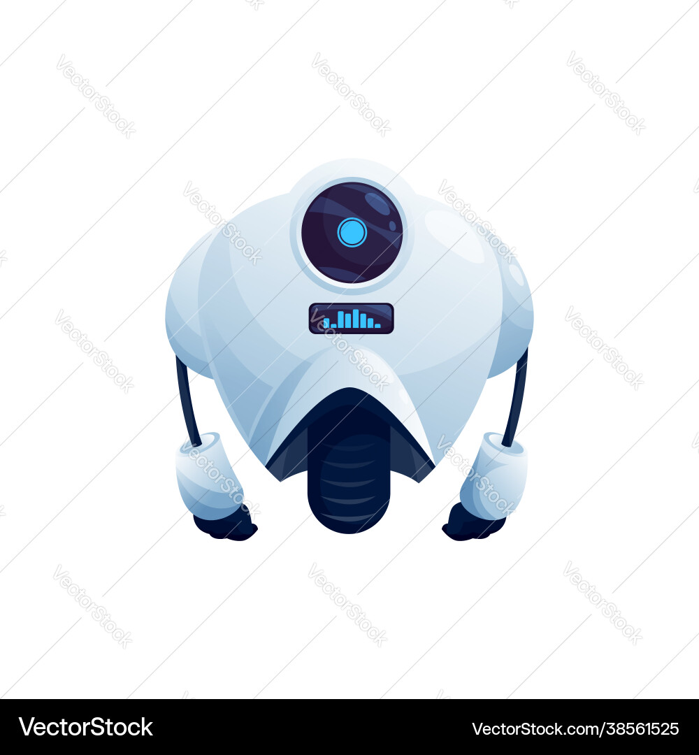 Einzelrad Roboter isoliert futuristic cyborg bot Einzelrad Roboter isoliert futuristic cyborg bot vektorbild