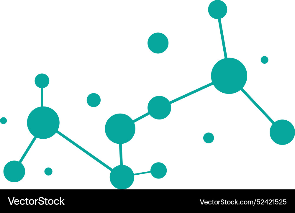 Molecule logo template Royalty Free Vector Image