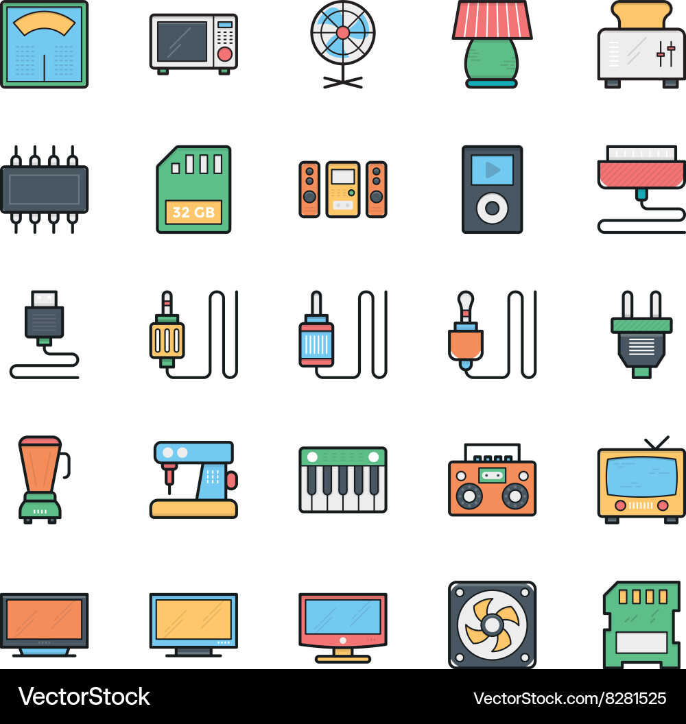 Networking web user interface and internet 17 vector image