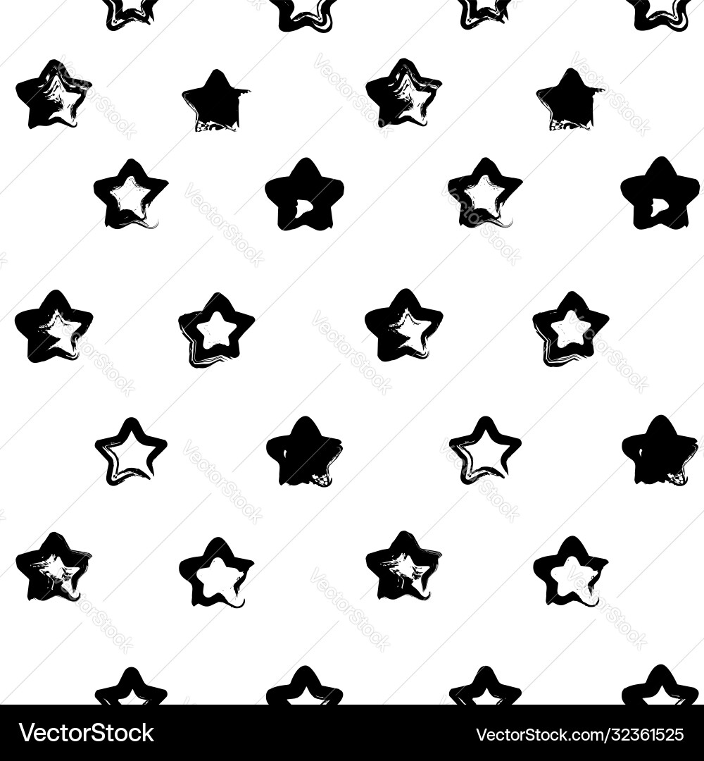 Seamless pattern from abstract black textured Seamless pattern from abstract black textured vector image