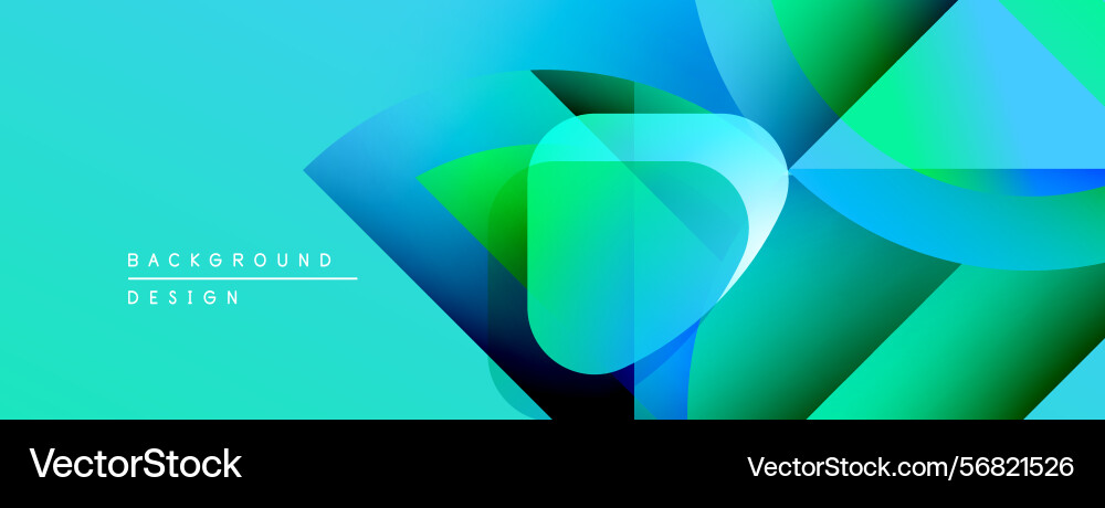 Abstract geometric shapes overlap creating Abstract geometric shapes overlap creating vector image