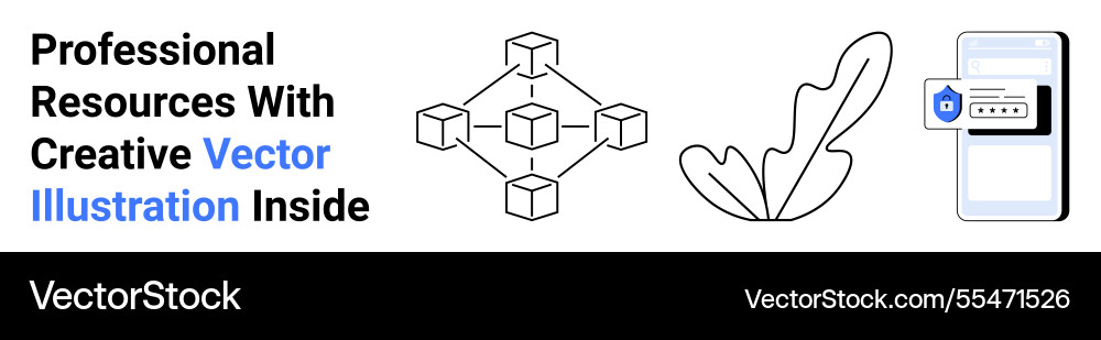 Blockchain network security authentication Blockchain network security authentication vector image
