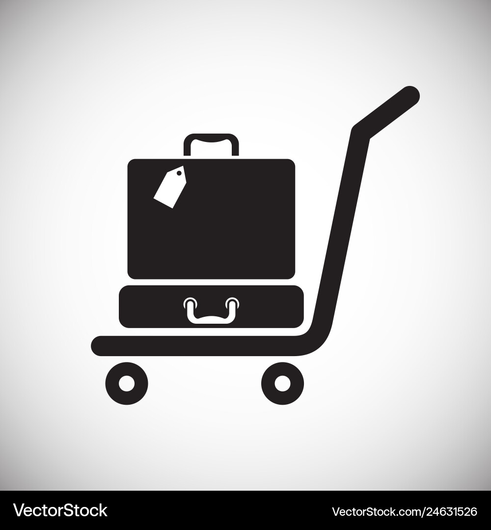 Case icon on background for graphic and web design Case icon on background for graphic and web design Vector Image