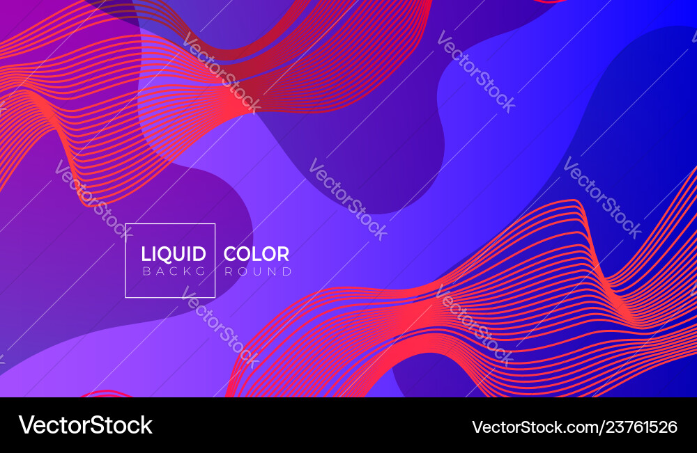Fluid Abstract Shapes Background vector image