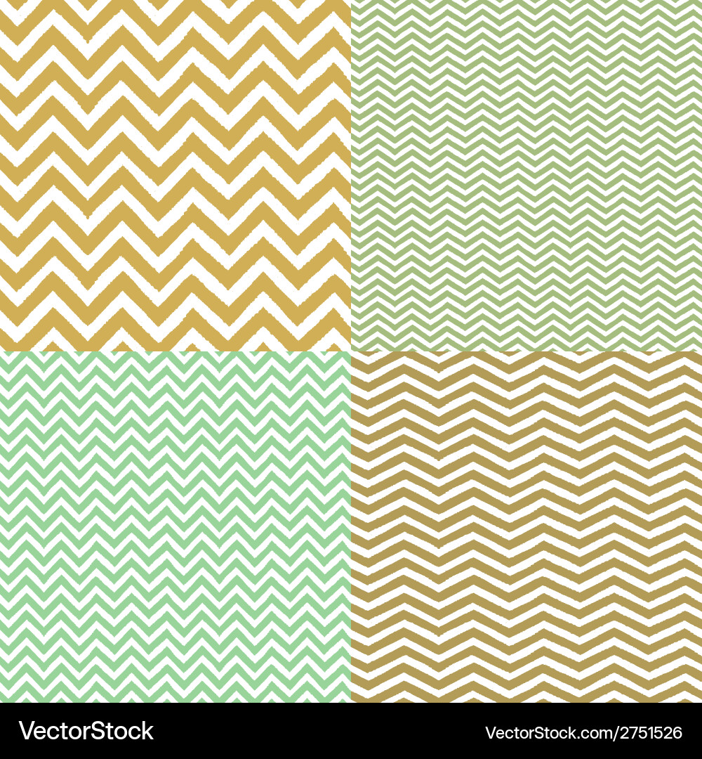 Geometric Chevron Patterns - Set vector image