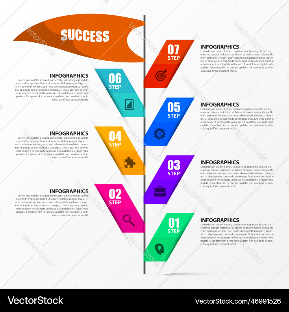 Infographic design template creative concept Infographic design template creative concept vector image