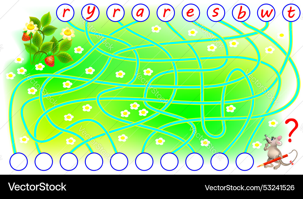 Logic puzzle game for study english need to find Logic puzzle game for study english need to find vector image