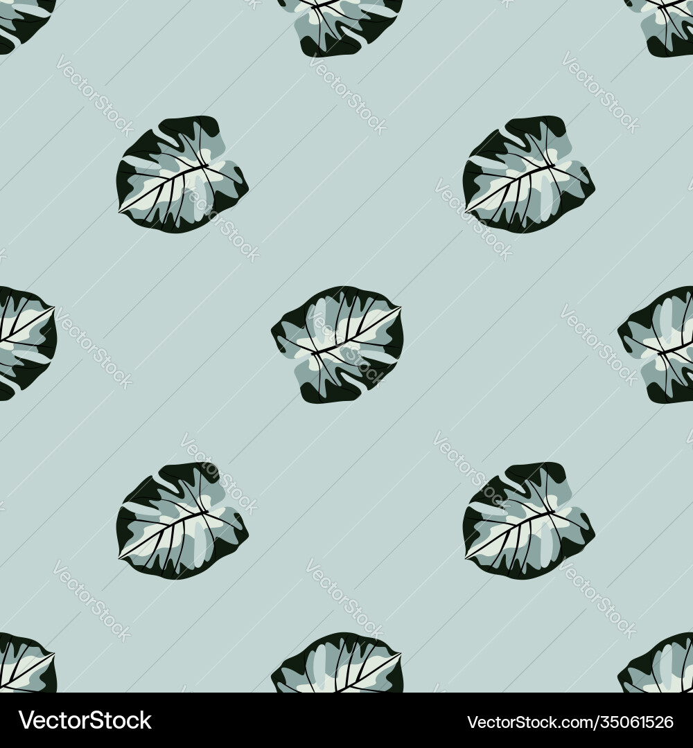 Minimalistic botanic seamless pattern Vector Image