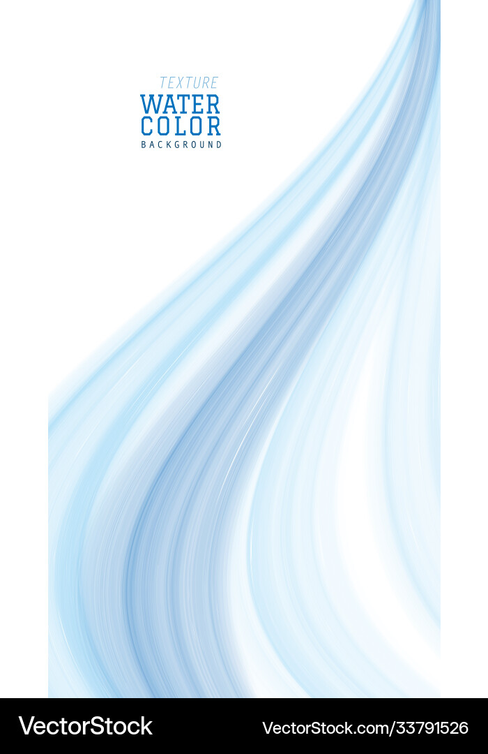 Modern bright blue wave abstract vertical Modern bright blue wave abstract vertical vector image