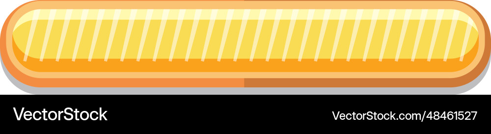 Cartoon Progress Bar UI Element vector image