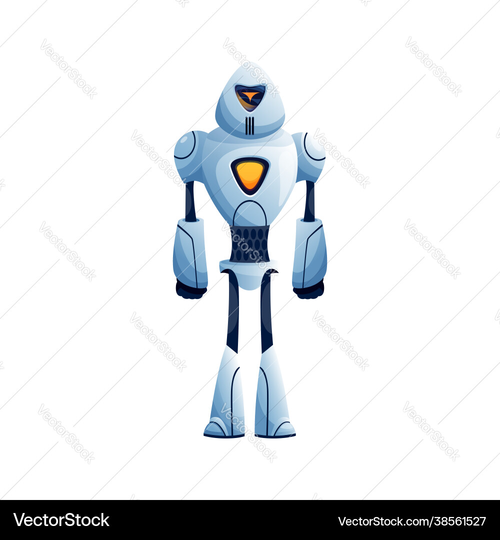 Cyborg robot isolated hi tech robotic automation Cyborg robot isolated hi tech robotic automation vector image