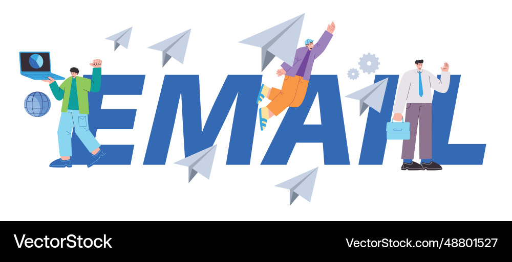 Email send message technology digital information Email send message technology digital information vector image