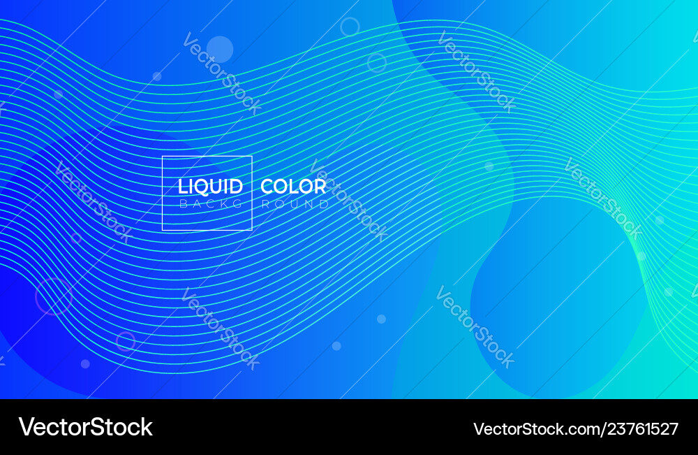 Fluid shapes composition for web Vector Image