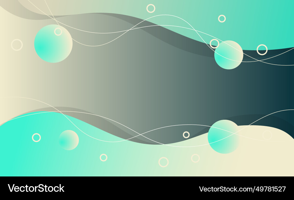 Gradient wavy geometric background Vector Image