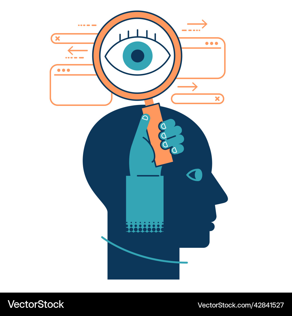 Internet search concept hand with a magnifying Internet search concept hand with a magnifying Vector Image