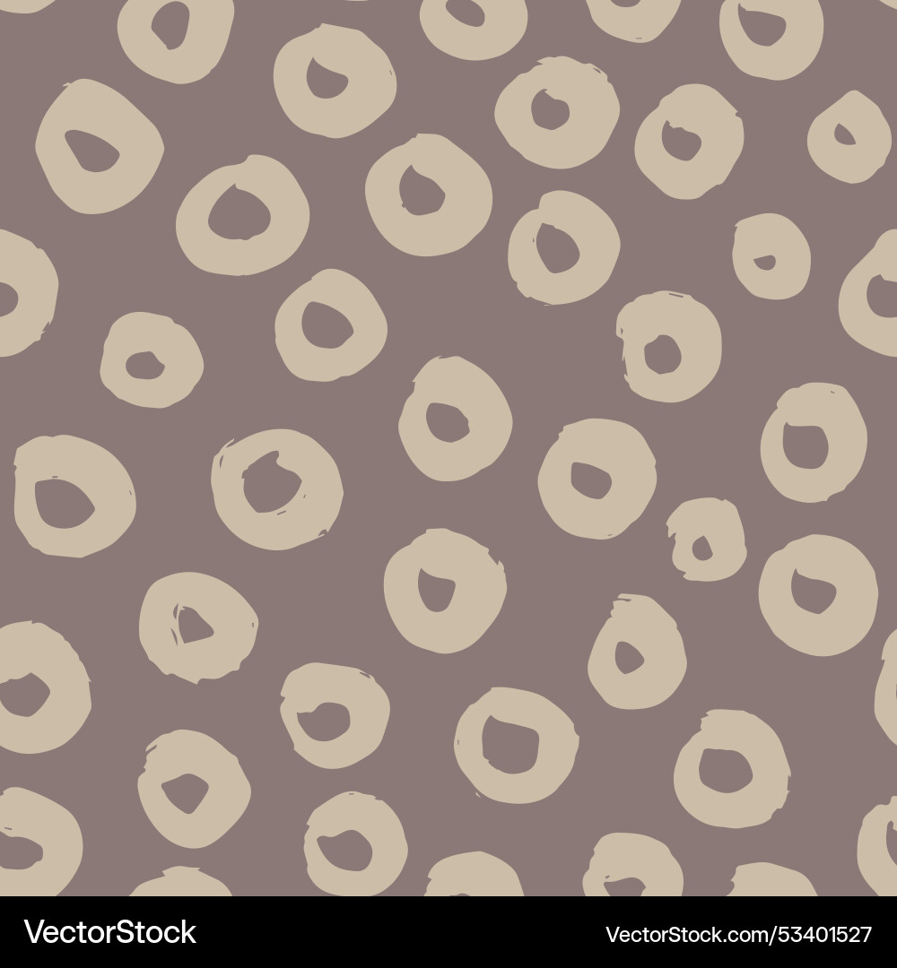 Irregular circle dot pattern vector image