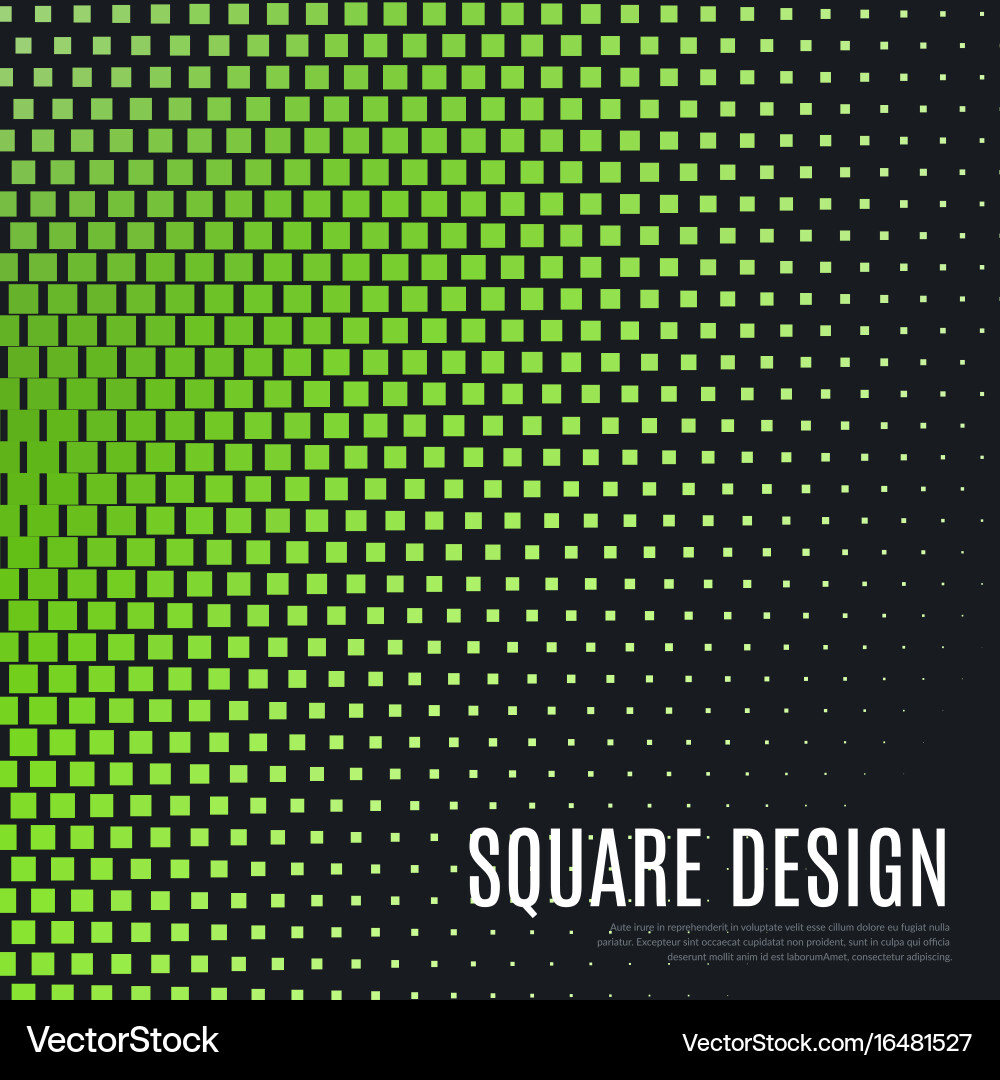 Modern Abstract Square Pattern vector image