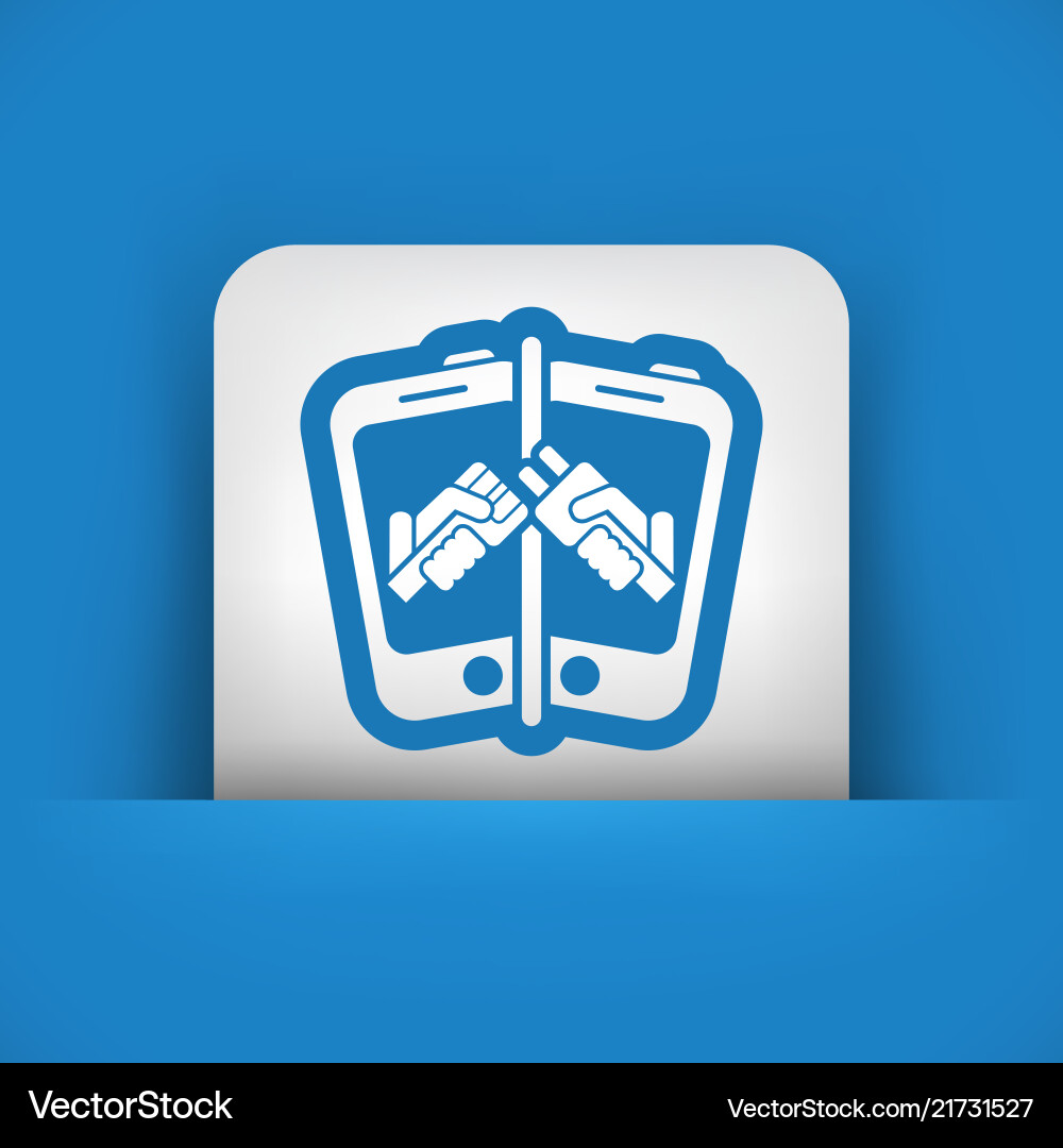 Plug web connection Plug web connection vector image