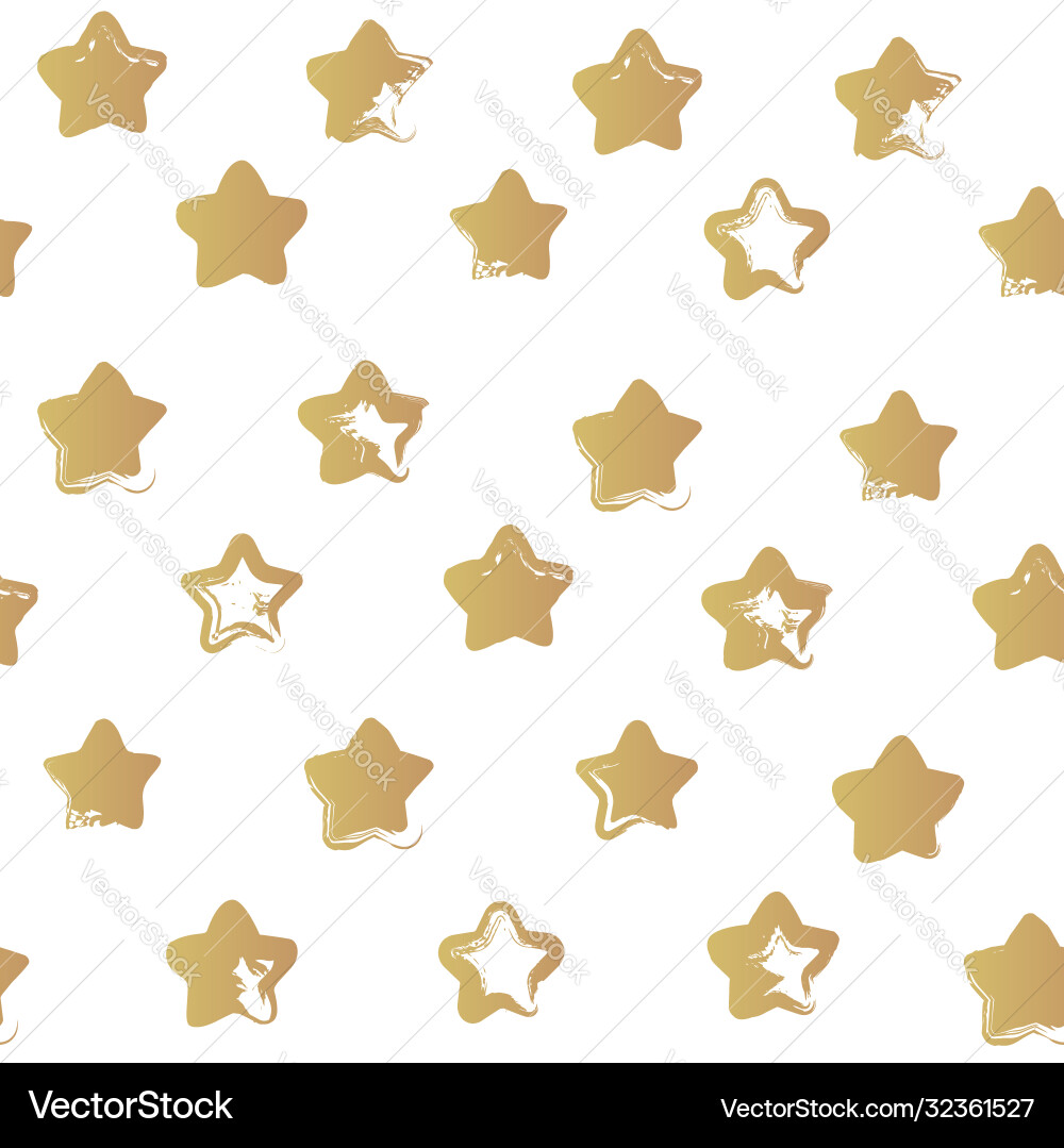 Seamless pattern from abstract gold textured Vector Image