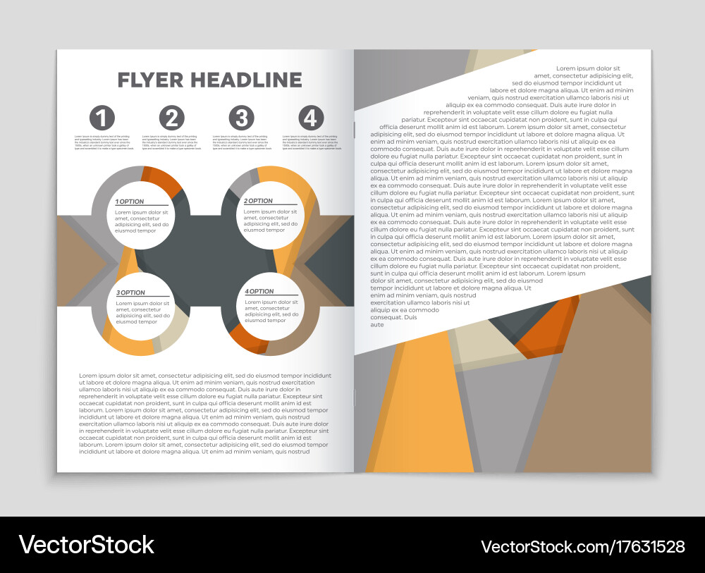 Abstract layout background set for art Vector Image