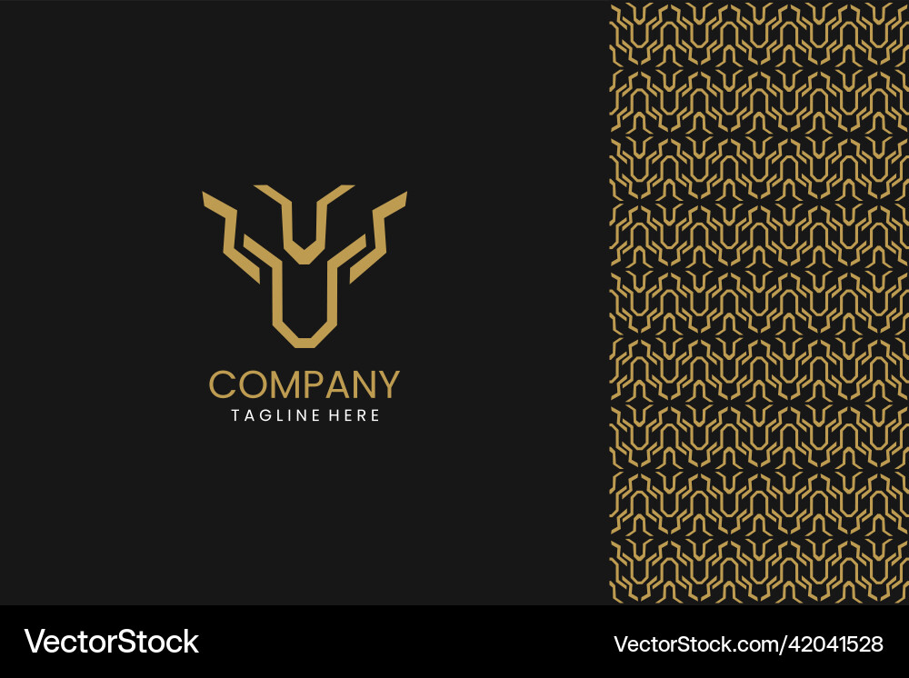 Abstract logo design pattern template Abstract logo design pattern template vector image