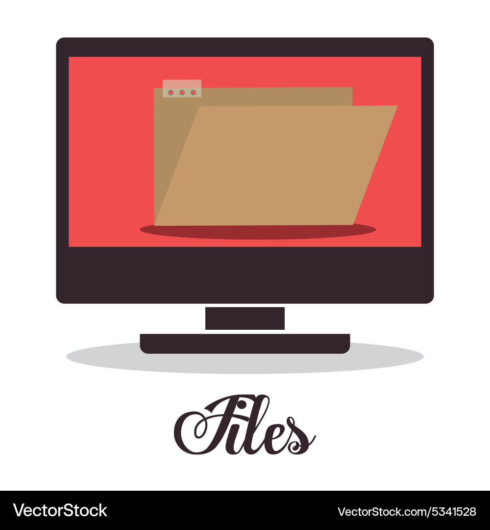 Cloud computing design vector image