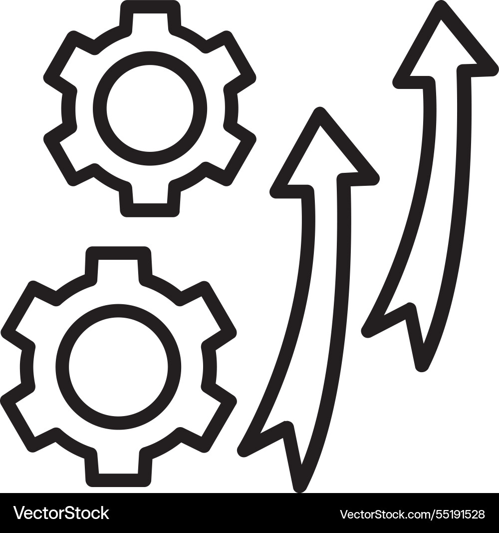 Development line icon design Vector Image