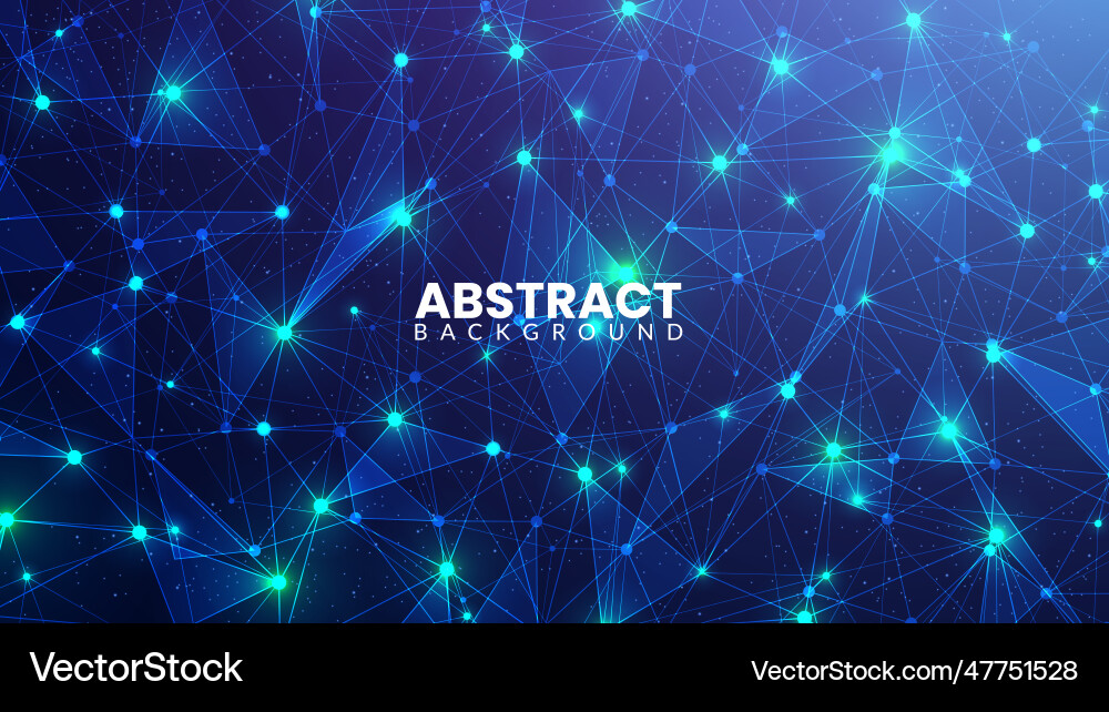 Futuristic technology with abstract mesh Futuristic technology with abstract mesh Vector Image