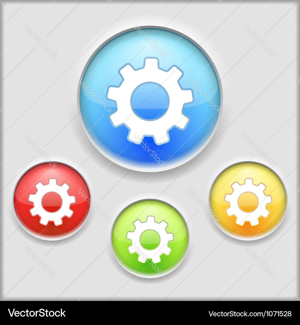 Gear icon Vector Image
