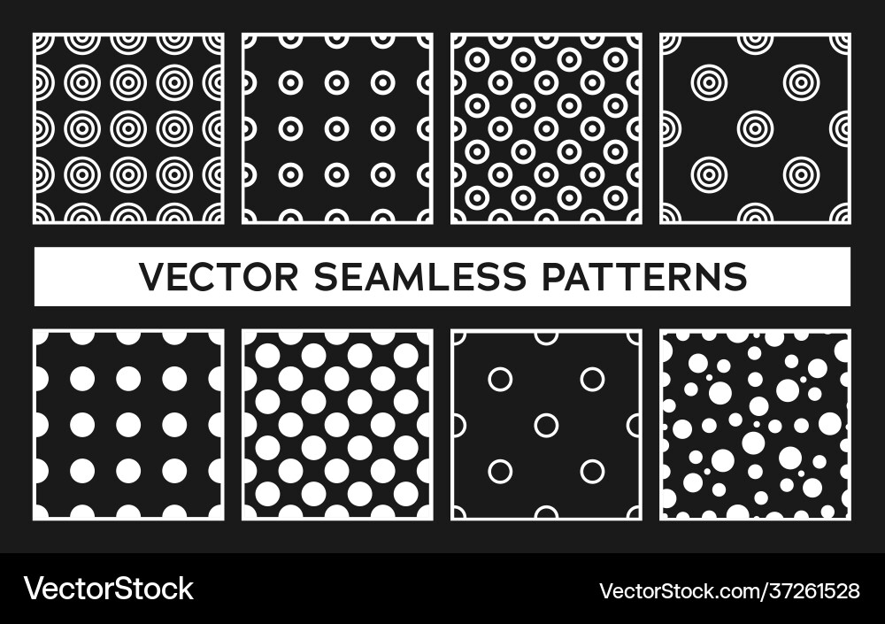 Seamless pattern with circles ovals Seamless pattern with circles ovals vector image