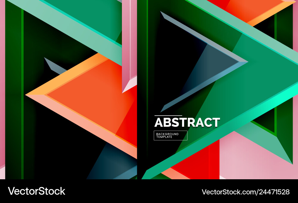 Triangular low poly background design Triangular low poly background design vector image