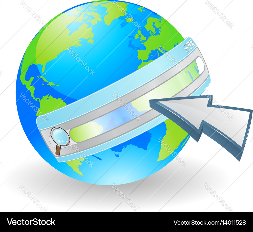 Web Search Concept vector image