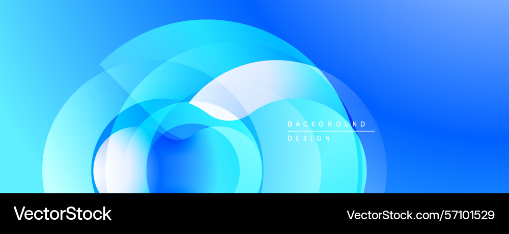 Abstract blue layers create dynamic circular Abstract blue layers create dynamic circular vector image