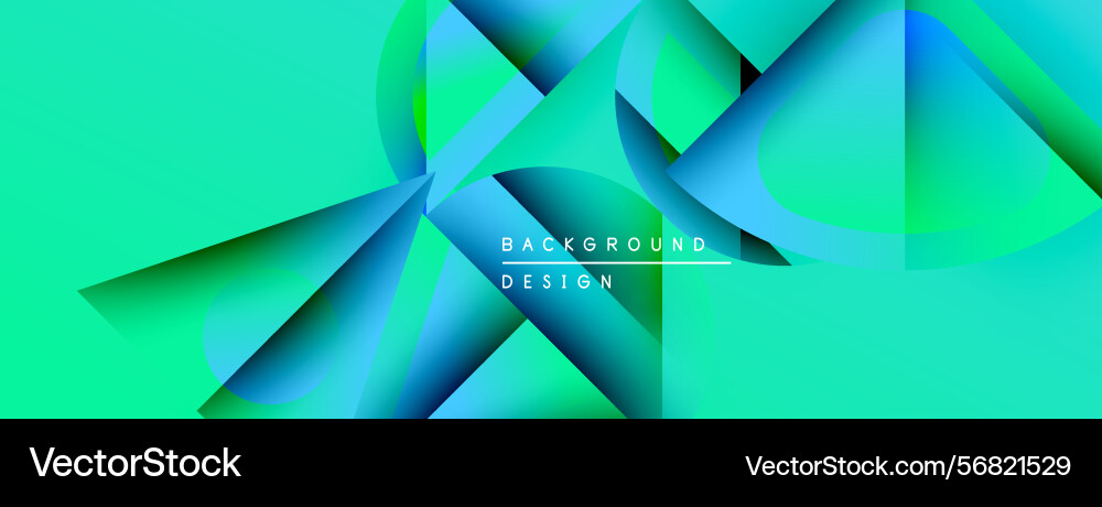 Abstract geometric shapes overlap creating Abstract geometric shapes overlap creating vector image