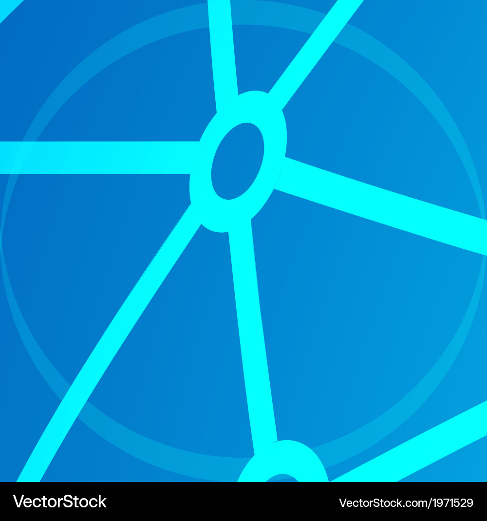 Abstract Network Connection Background vector image