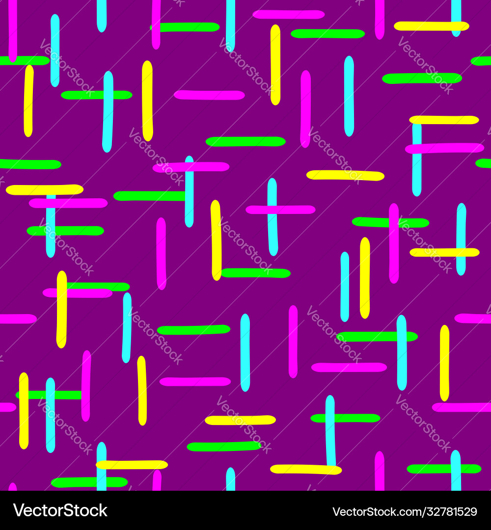 Colorful seamless pattern with randomly scattered Colorful seamless pattern with randomly scattered vector image