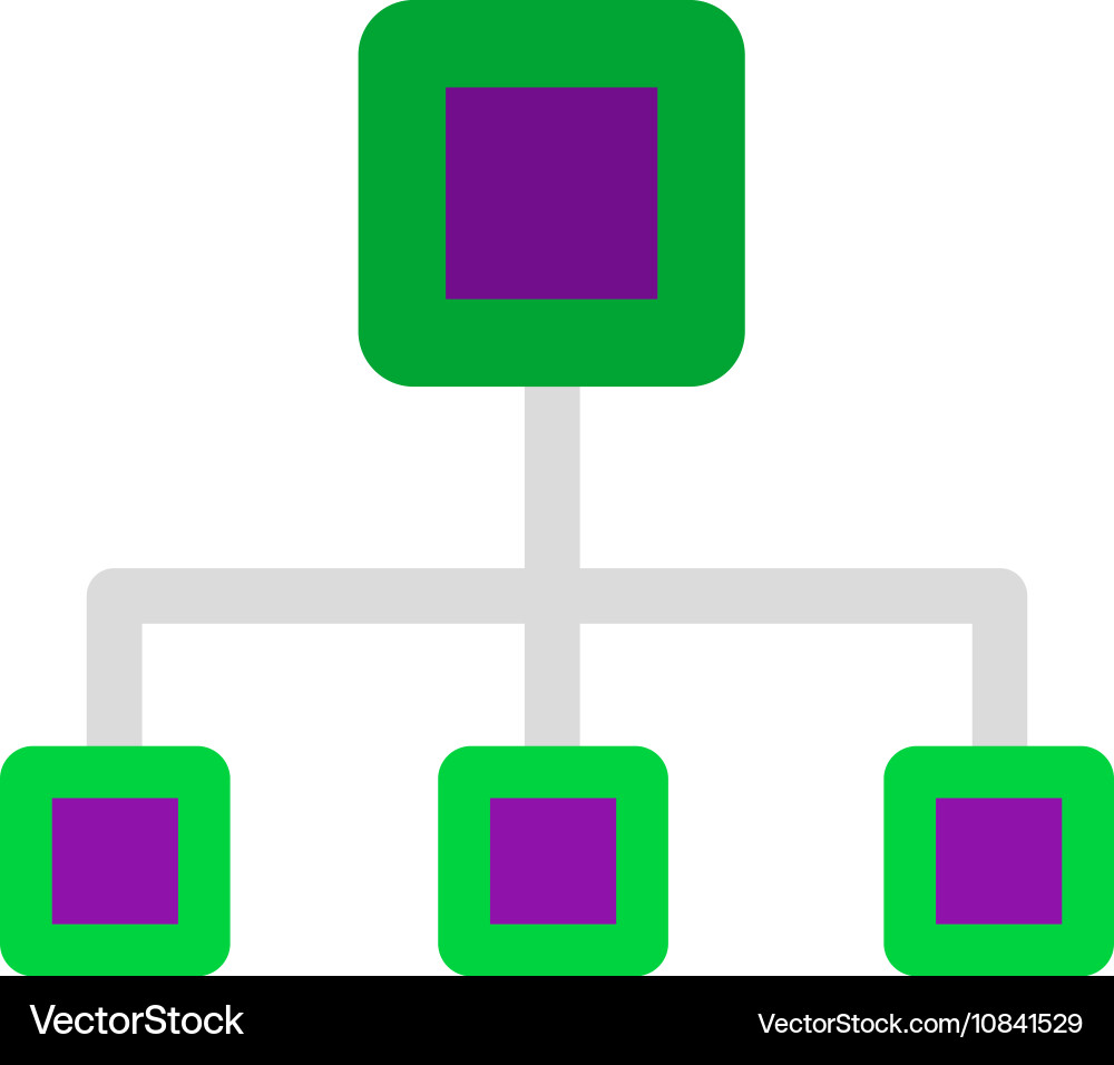 Computer network icon Vector Image
