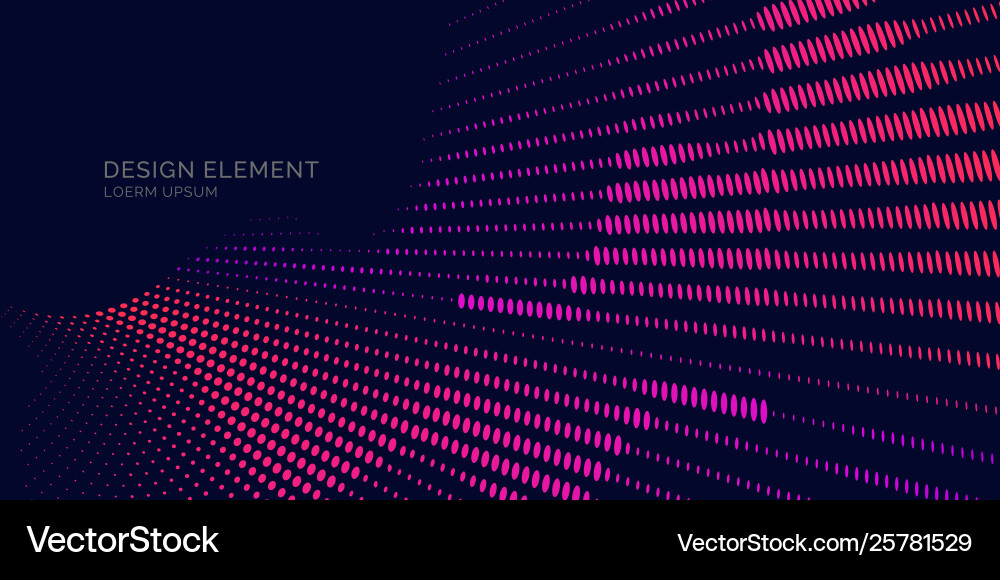 Dynamic Abstract Particle Background vector image