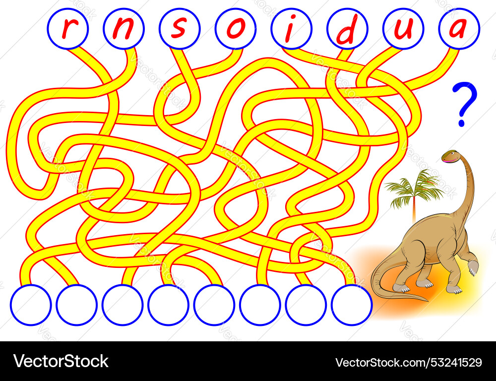 Logic puzzle game for study english need to find Logic puzzle game for study english need to find vector image