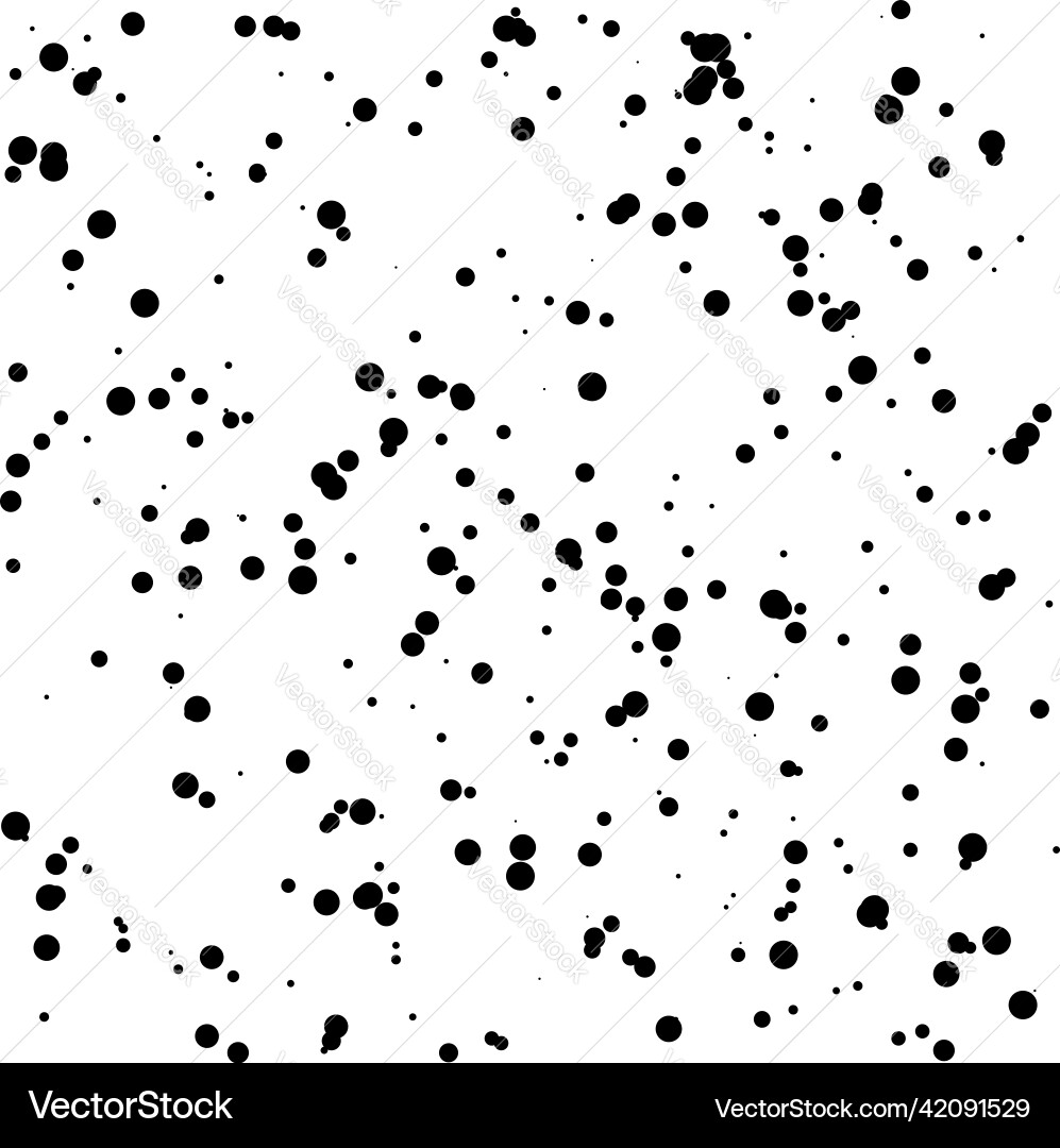 Random dots circles pattern polka Vector Image