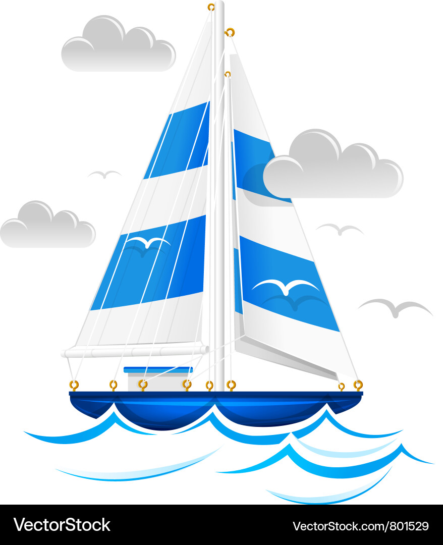 Sailing ship Royalty Free Vector Image - VectorStock