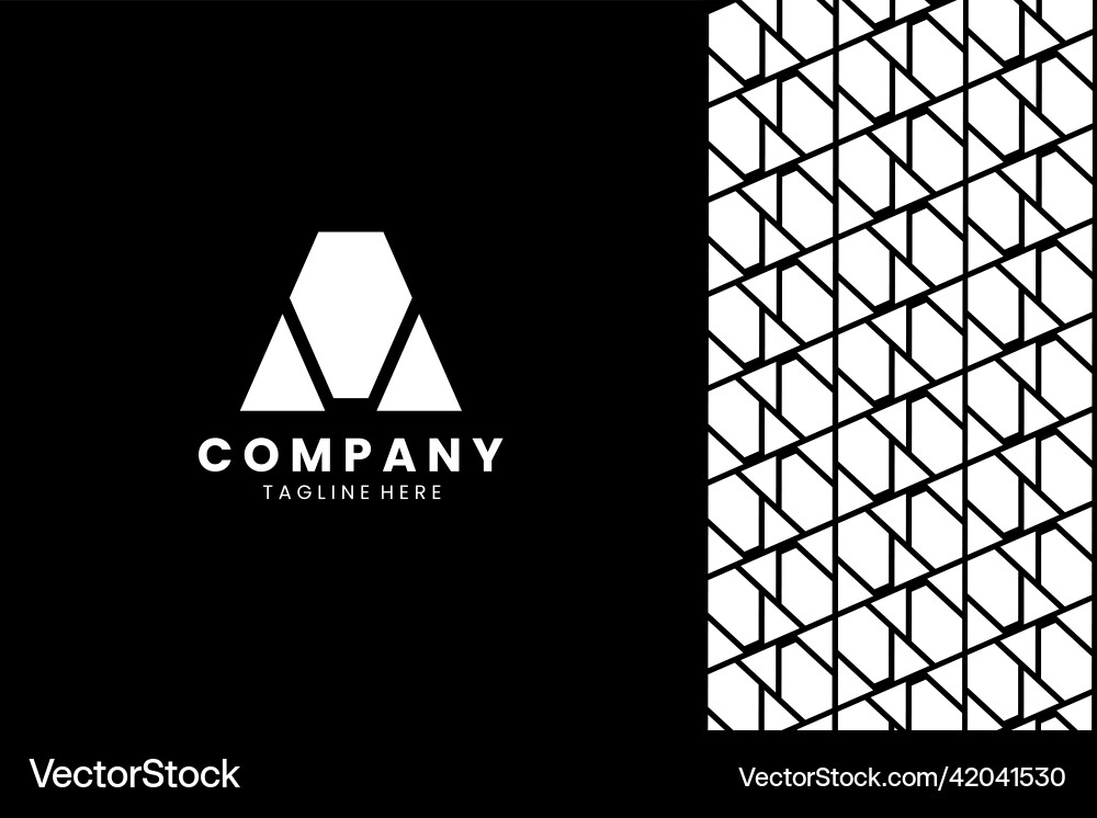 Abstract logo design pattern template Abstract logo design pattern template vector image
