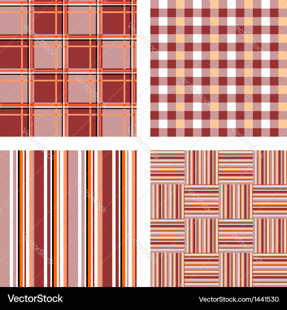 Design seamless pattern set vector image