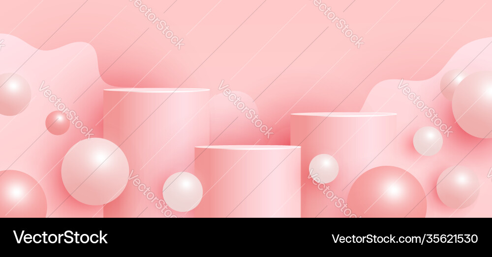 Empty mock up scene with podium or platform Empty mock up scene with podium or platform vector image